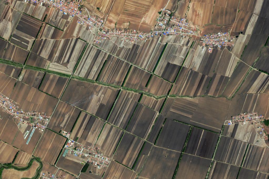 “新”聚焦 |太空视角看吉林省农田美景
